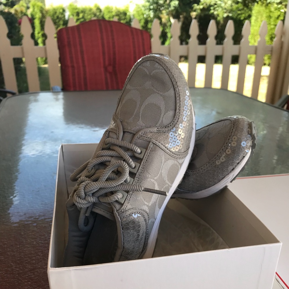 Coach Gray Sneakers. Brand New!